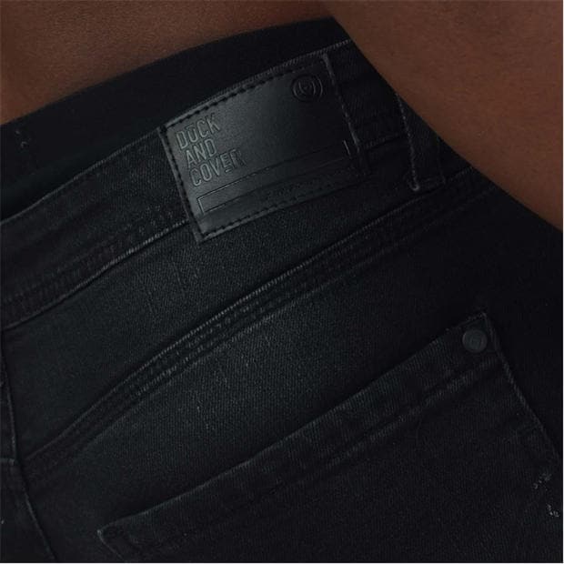 Черно - Duck and Cover - Overburg Tapered-Fit Jeans