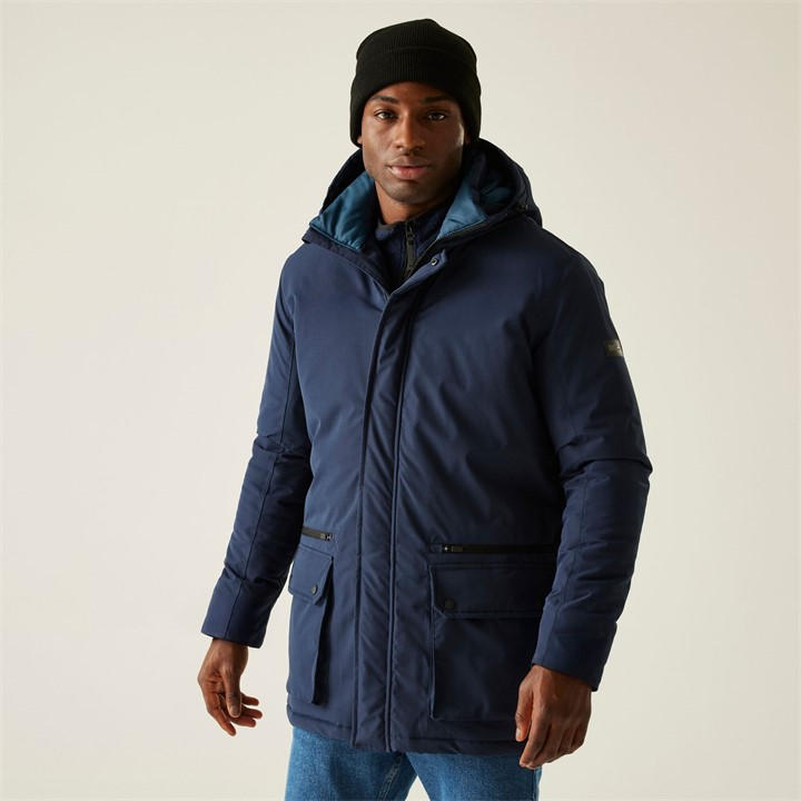 Regatta Men's Blue Rhodo Waterproof Insulated Jacket in Size XL, Sports Direct
