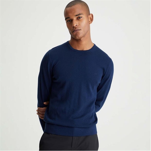 Navy - Calvin Klein - Merino Wool Jumper
