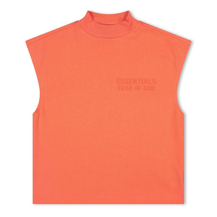 Fear Of God Essentials  Kids Pink ' Muscle Tee Oversized T-Shirt in Size 8 - 9 Years, Sports Direct