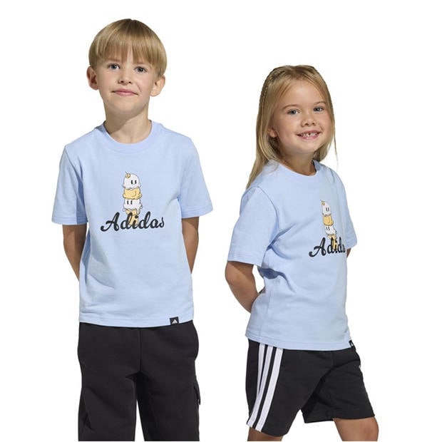 Blue - adidas - Unisex Kids' T-Shirt