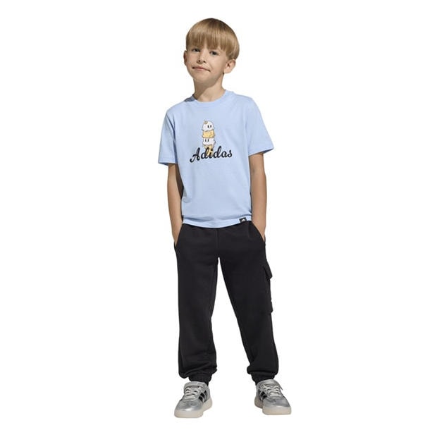 Blue - adidas - Unisex Kids' T-Shirt