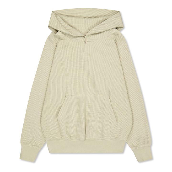 Fear Of God Essentials  Kids Grey ' Henley Overhead Hoodie in Size 2 - 3 Years, Sports Direct