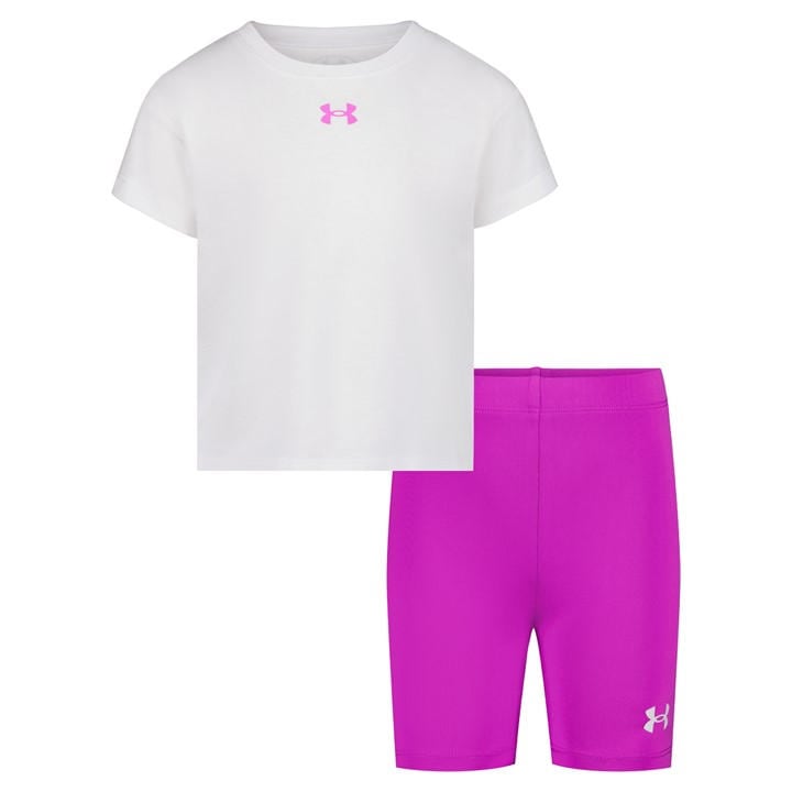Under Armour Girls Pink Kids' Clothing Set in Size 6 - 7 Years, Sports Direct