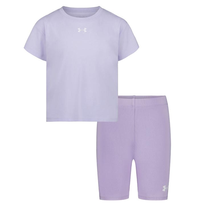 Under Armour Girls Purple Kids' Clothing Set in Size 3 - 4 Years, Sports Direct