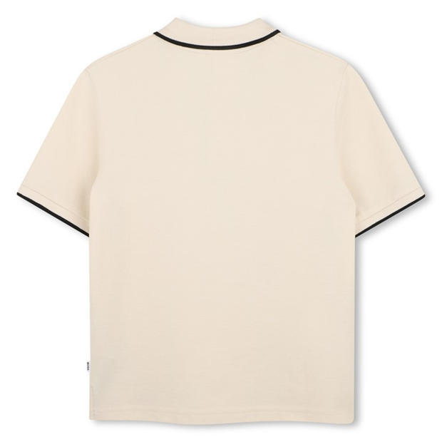 Sand - Boss - Kids' Short Sleeve Polo Shirt