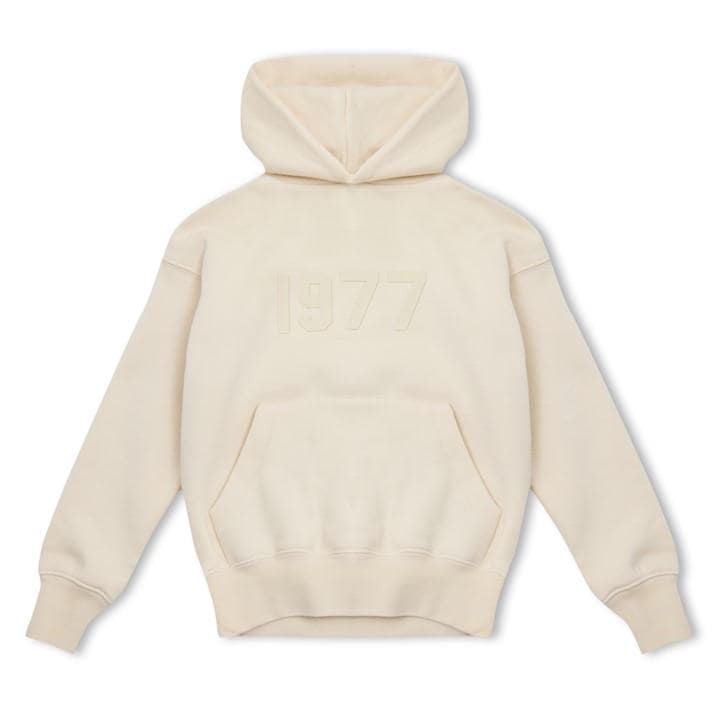 Fear Of God Essentials  Kids Beige ' Overhead Hoodie in Size 8 - 9 Years, Sports Direct
