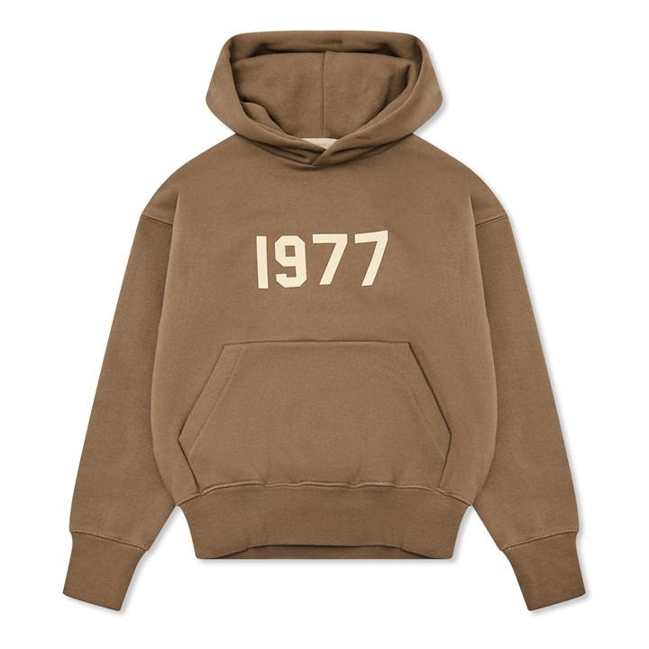 Fear Of God Essentials  Kids Brown ' Overhead Hoodie in Size 6 - 7 Years, Sports Direct