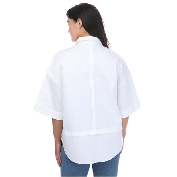 White - Ted Baker - Orlanda Oversized 3/4 Length Shirt