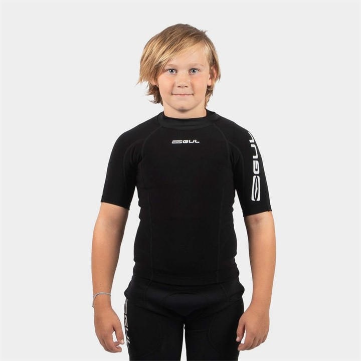 Gul  Black  Evotherm Thermal Flatlock Short Sleeve in Size JXXL, Sports Direct