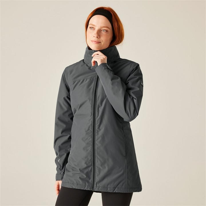 Regatta Women's Grey Tamlin Waterproof Lightweight Insulated Jacket in Size 8, Sports Direct