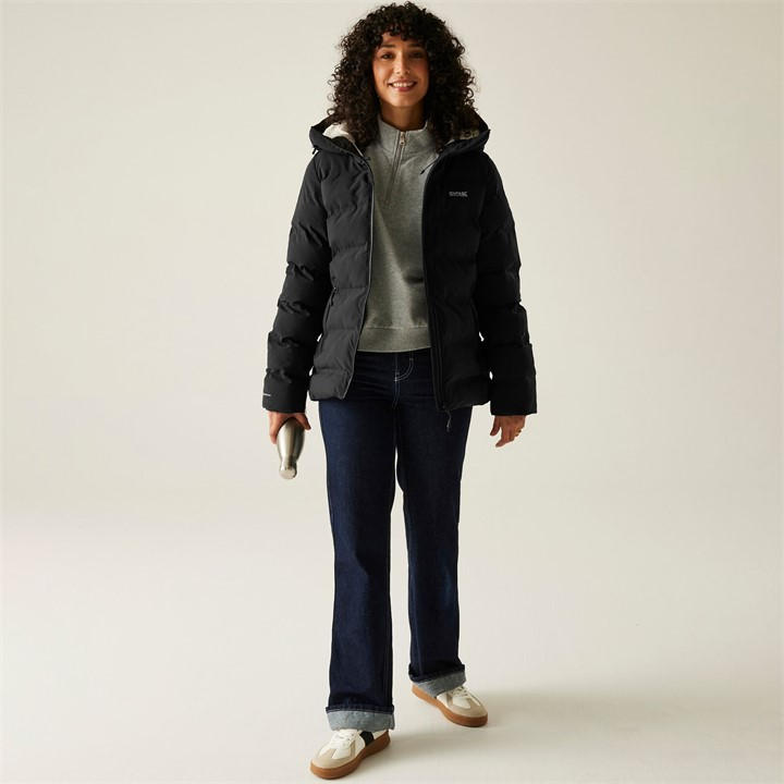 Regatta Women's Black Altoro Waterproof Thermal Quilted Jacket