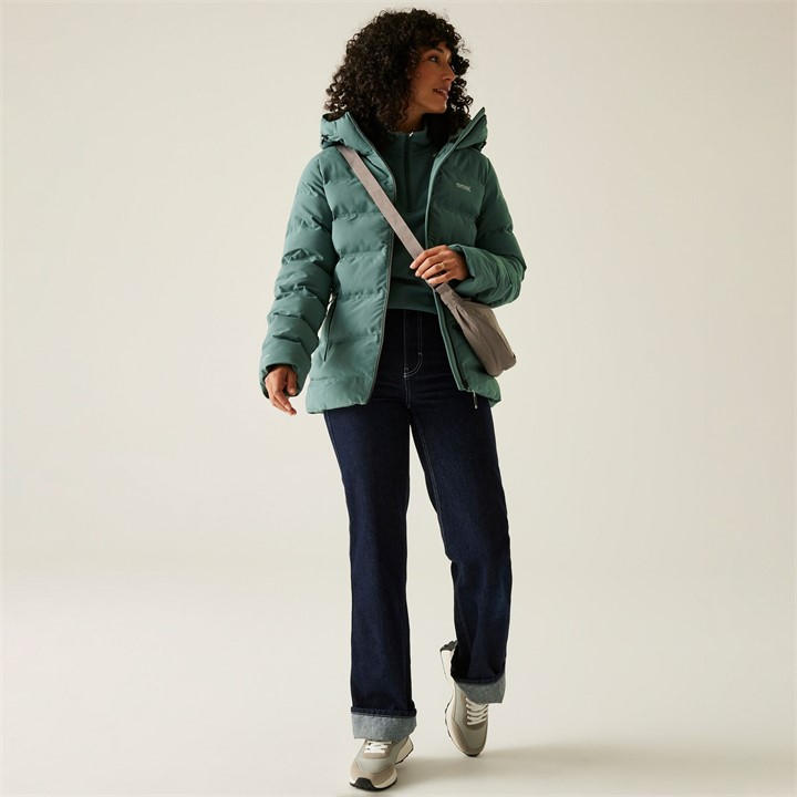 Regatta Women's Green Altoro Thermal Padded Jacket Size 16