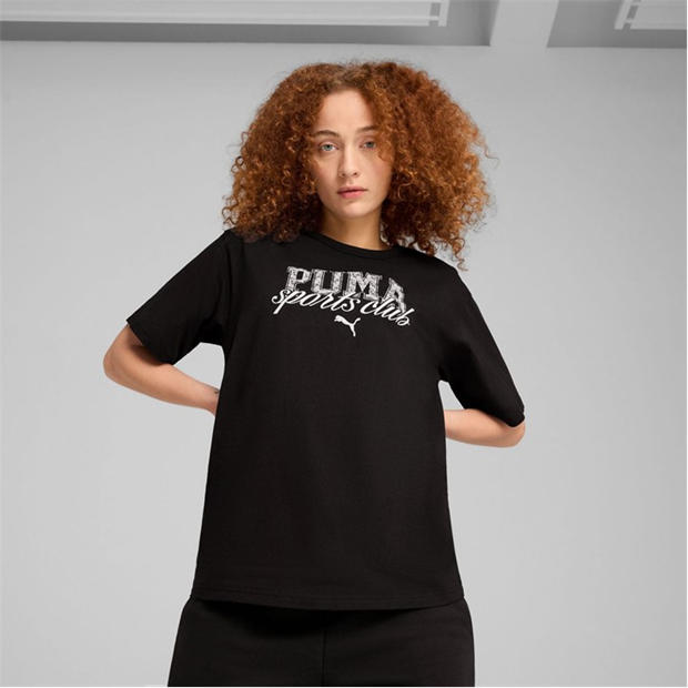 Черно - Puma - Class Relaxed T-Shirt