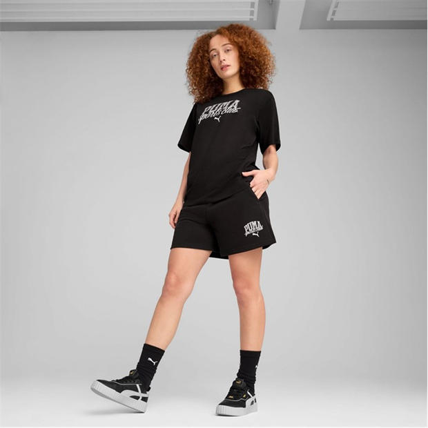 Черно - Puma - Class Relaxed T-Shirt