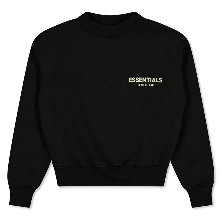 Fear Of God Essentials  Kids Green ' Crew Neck Jumper in Size 2 - 3 Years, Sports Direct