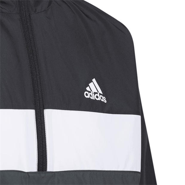 Black - adidas - Woven Anorak Jacket