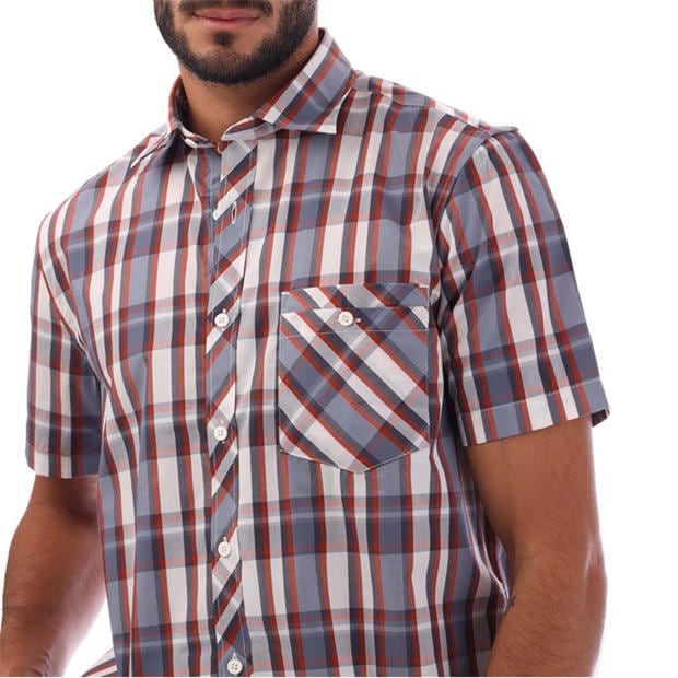 Orange - Trespass - Kenora Checked Shirt