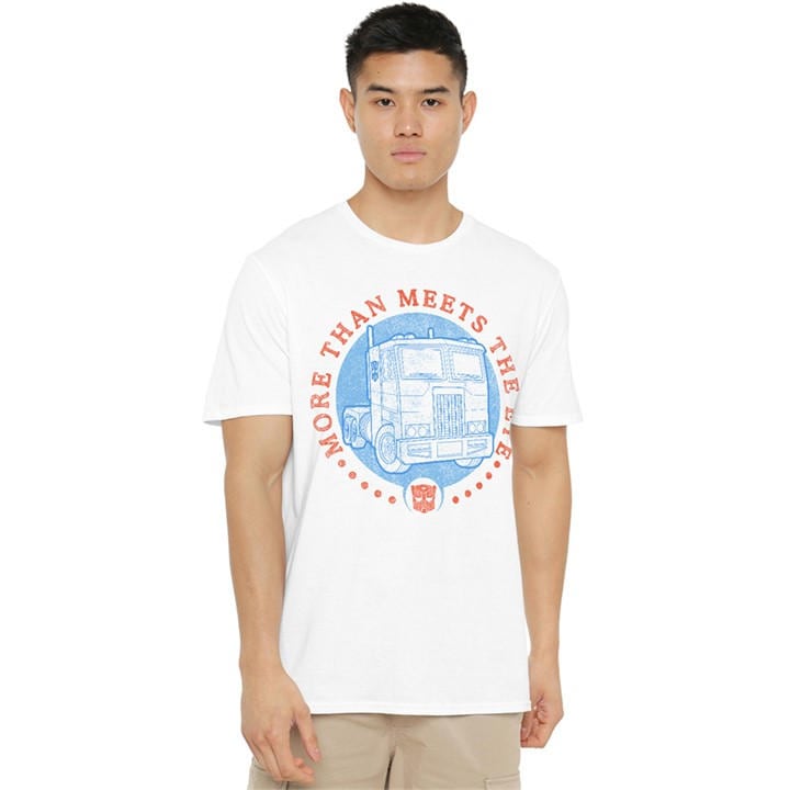 Hasbro Men's White Transformers Optimus Truck More Than Meets The Eye in Size 4XL, Sports Direct