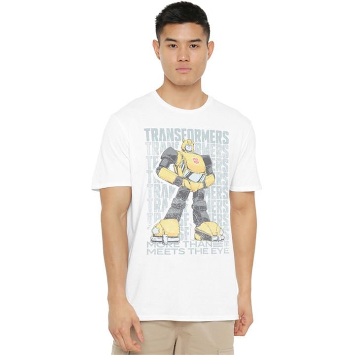 Hasbro Men's White Transformers Autobot More Than Meets The Eye Bumbl in Size 4XL, Sports Direct