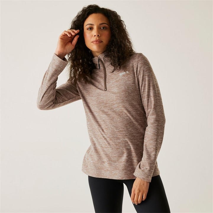 Regatta Women's Brown Sweethart Marl Anti-Pill Fleece in Size 14, Sports Direct