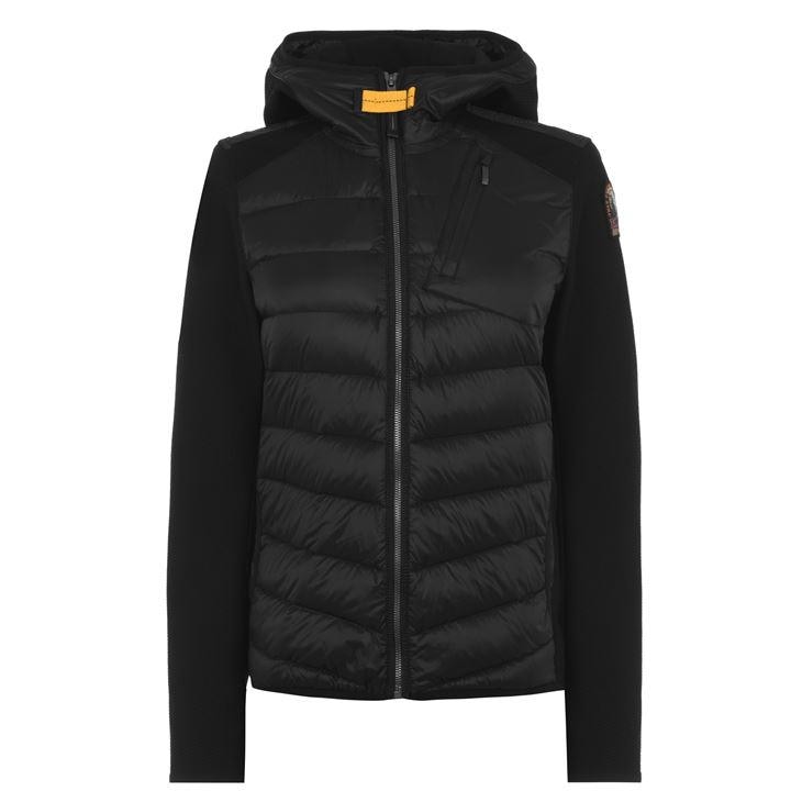Parajumpers Boys Black Kids' Nolan Hooded Synthetic Long Sleeve Short Puffer Jacket in Size 5 - 6 Years, Sports Direct