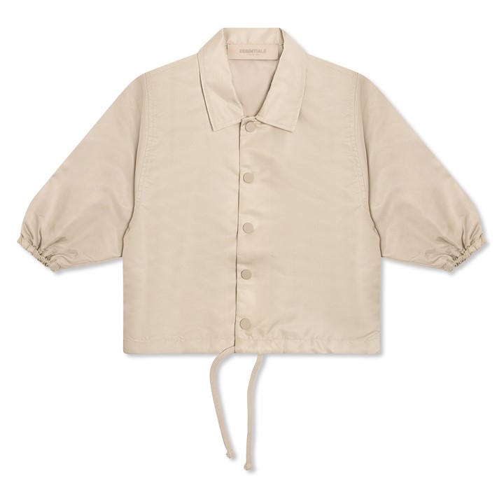 Fear Of God Essentials  Kids Grey ' Coaches Coach Jacket in Size 6 - 7 Years, Sports Direct