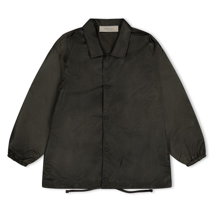 Fear Of God Essentials  Kids Black ' Coaches Coach Jacket in Size 2 - 3 Years, Sports Direct
