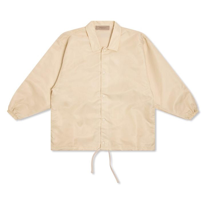 Fear Of God Essentials  Kids Beige ' Coaches Coach Jacket in Size 11 - 12 Years, Sports Direct