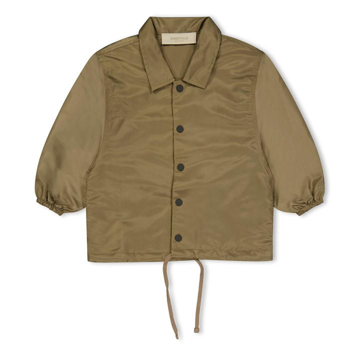 Fear Of God Essentials  Kids Brown ' Coaches Coach Jacket in Size 4 - 5 Years, Sports Direct