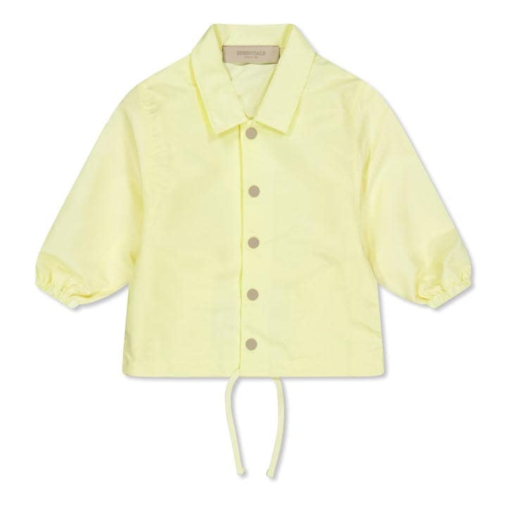 Fear Of God Essentials  Kids Yellow ' Coaches Coach Jacket in Size 6 - 7 Years, Sports Direct