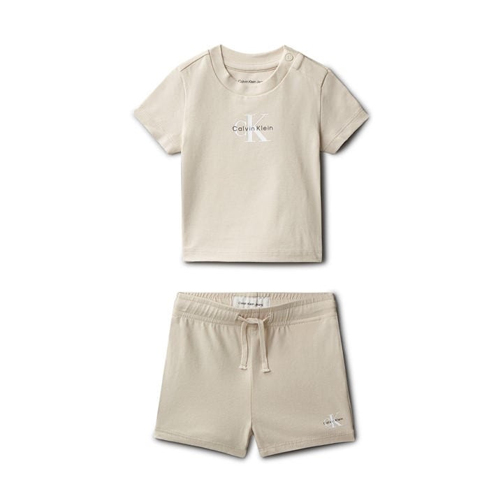 Calvin Klein Jeans  Kids Beige ' Clothing Set in Size 6 - 12 Months, Sports Direct