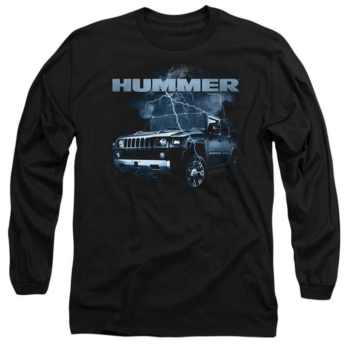 Men' Black Other Hummer Stormy Ride Long Sleeve T-Shirt in Size S, Sports Direct