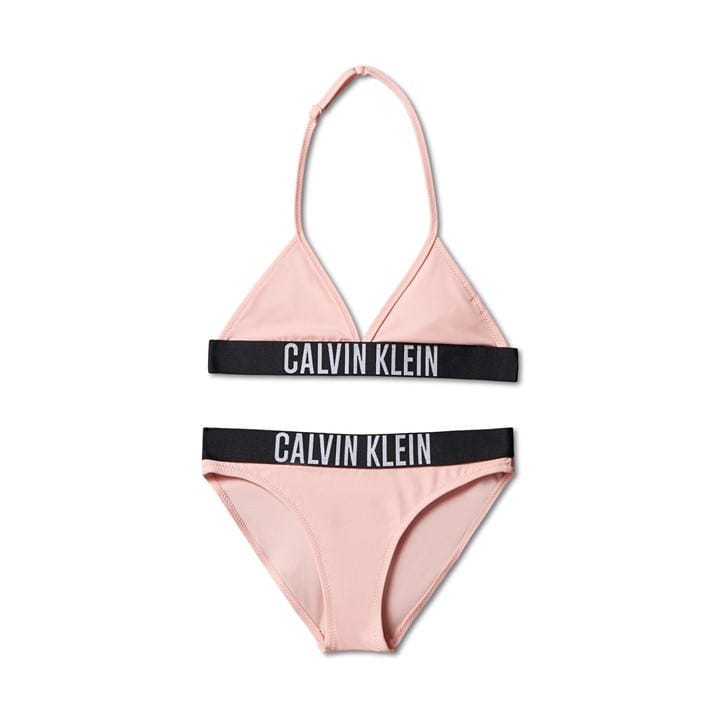 Calvin Klein Jeans Girls Kids' Triangle Bikini Set - Quartz Pink Tfl - 14Y - Image 3