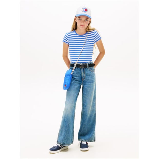 Medium Used 1A4 - Tommy Hilfiger - Kids' Wide Leg Jeans