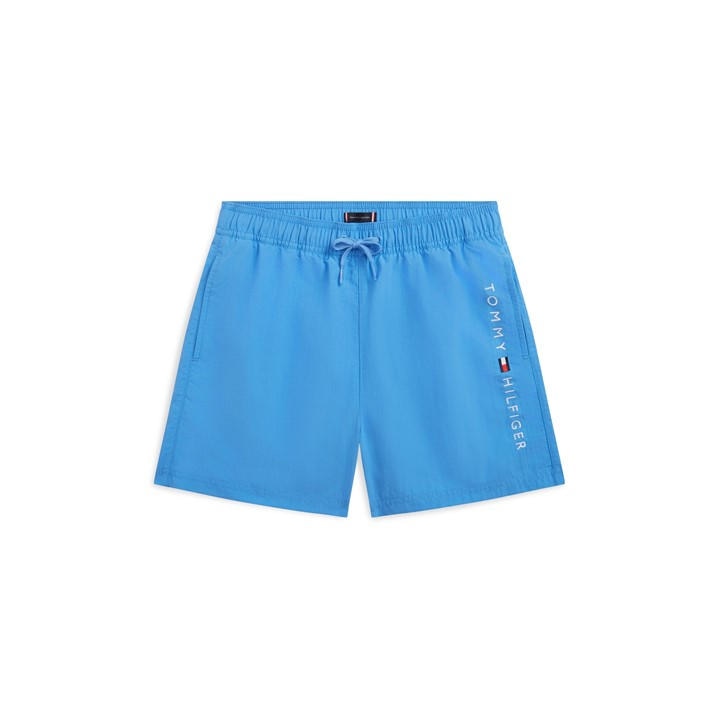 Tommy Hilfiger Boys Blue Kids' Swim Shorts in Size 13 - 14 Years, Sports Direct