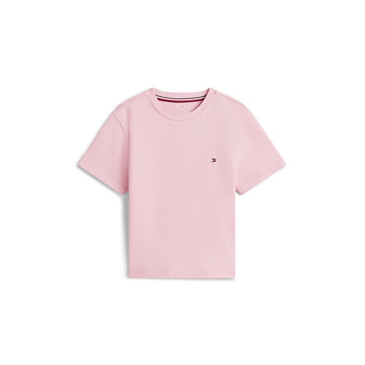 Tommy Hilfiger Girls Pink Kids' Short Sleeve Pyjama Set in Size 11 - 12 Years, Sports Direct