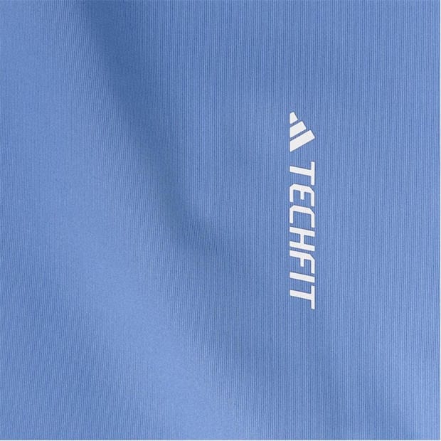 Blue - adidas - Techfit 7/8 Leggings (Plus Size)