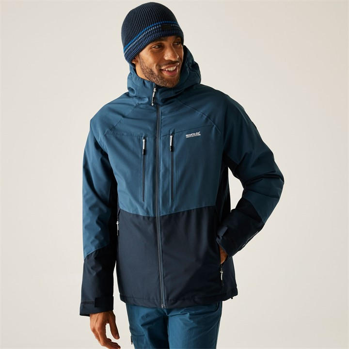 Regatta Men's Blue Highton Stretch Isotex Thermoguard Insulated Waterproof Jacket in Size 2XL, Sports Direct