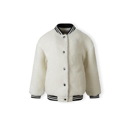 Minoti - Kids' Long Sleeve Stand Collar 2 Pocket Varsity Jacket