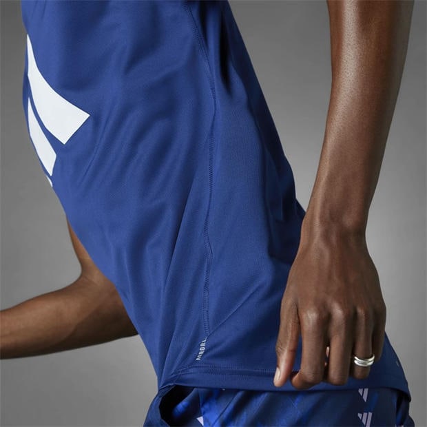 Dark Blue - adidas - Run It T-Shirt