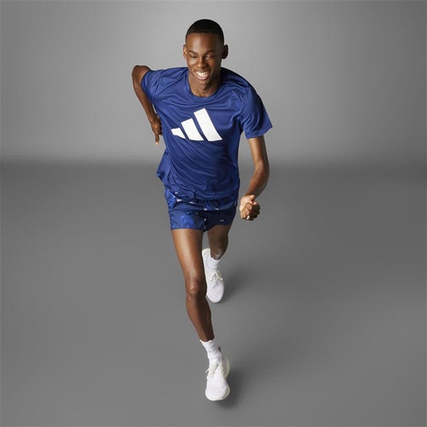 Dark Blue - adidas - Run It T-Shirt