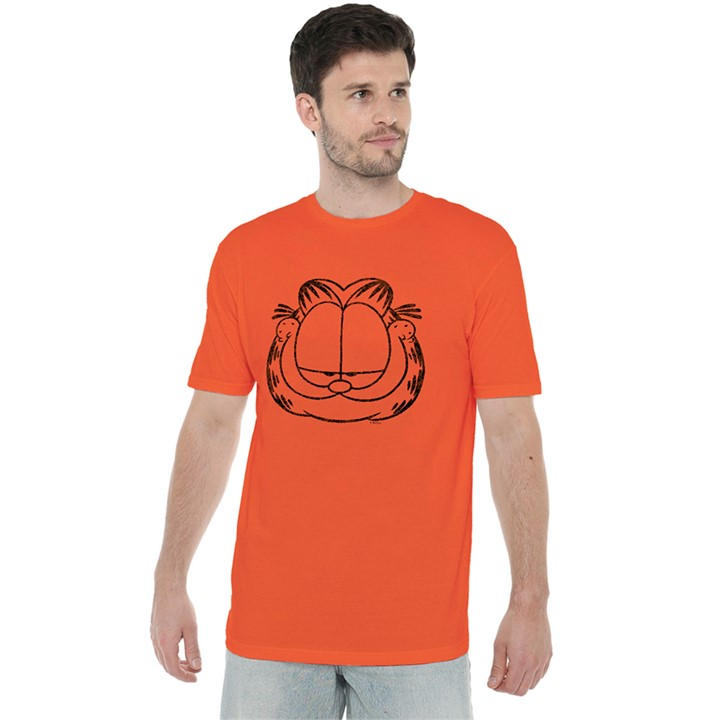 Garfield Men's Orange Smirking Distressed T Shirt in Size 2XL, Sports Direct