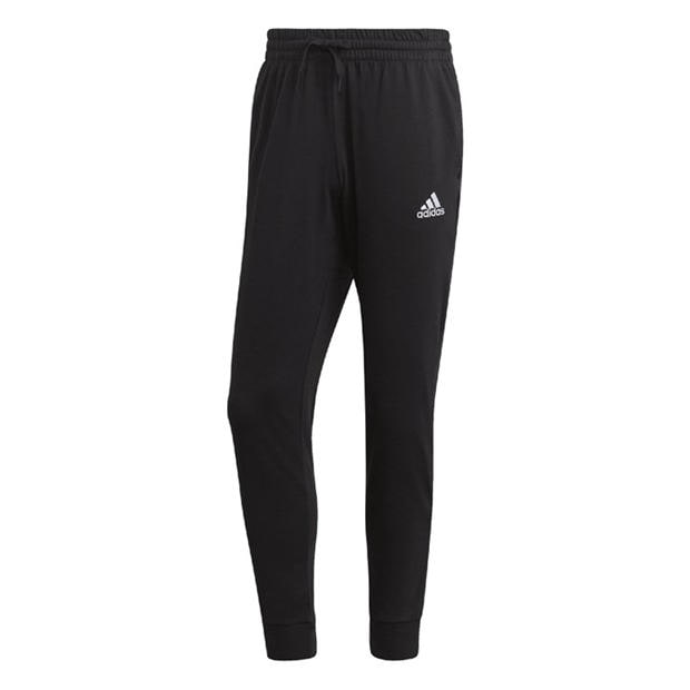 Black - adidas - Essentials Single Jersey Tapered Cuff Joggers