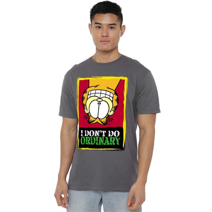 Garfield Men's Grey I Dont Do Ordinary T Shirt Charcoal in Size 3XL, Sports Direct