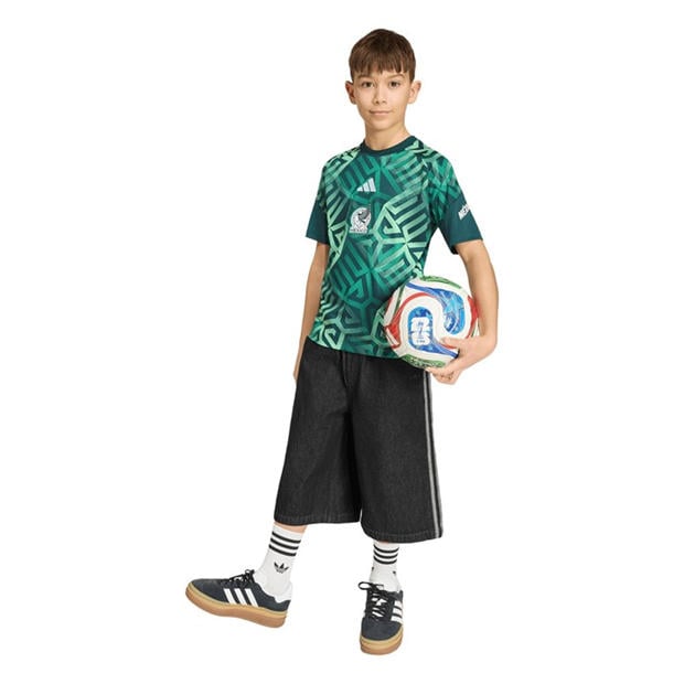 Green/White - adidas - Kids' Mexico Short Sleeve T-Shirt