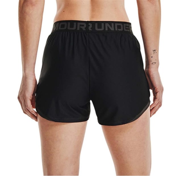 Black - Under Armour - Women's Play Up Fleece Jogger Shorts