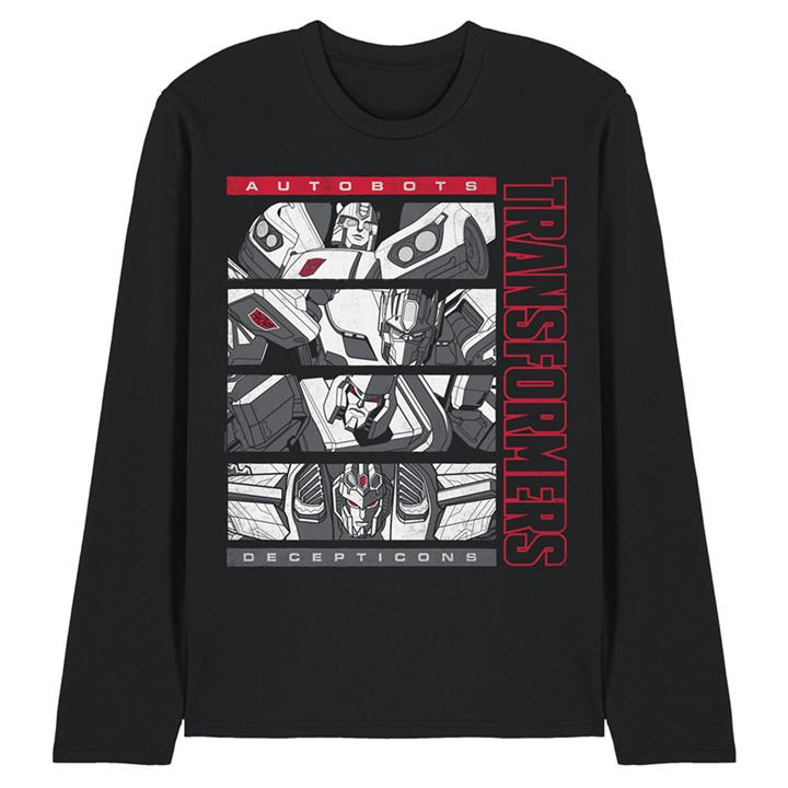 Hasbro Men's Black Transformers Generations Autobots And Decepticons in Size M, Sports Direct