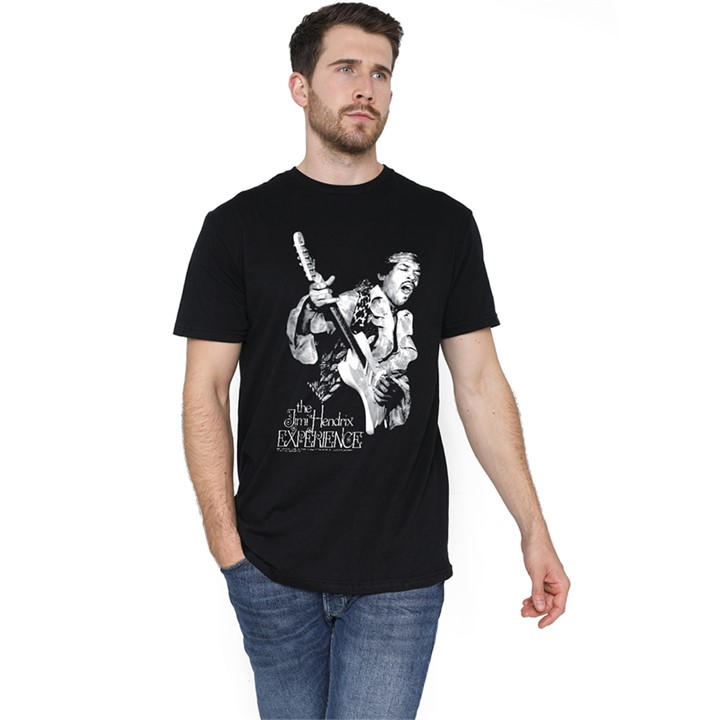 Men' Black Other Jimi Hendrix - Mono Image T-Shirt in Size S, Sports Direct