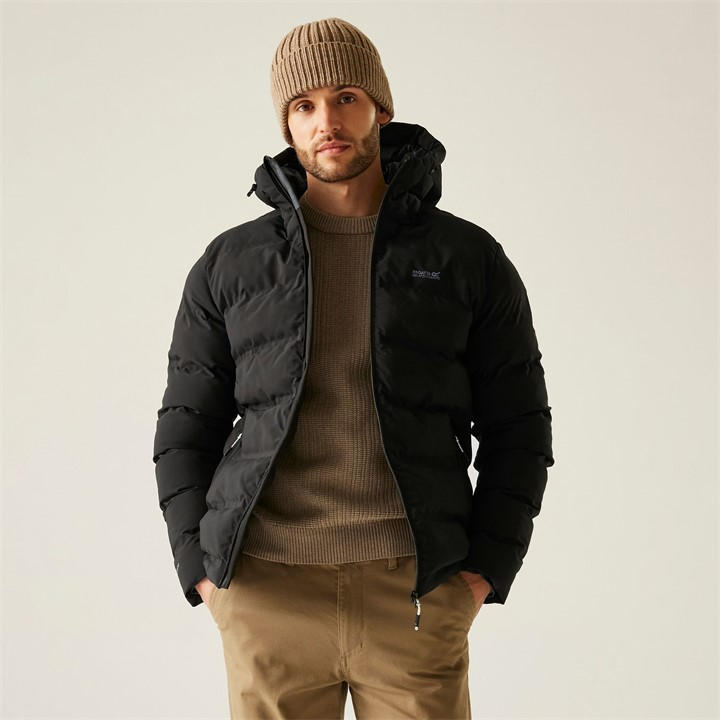 Regatta Men's Black Altoro Waterproof Thermal Quilted Jacket